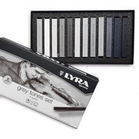 Gri Tonlar Toz Pastel 12 Renk Pastel Boya