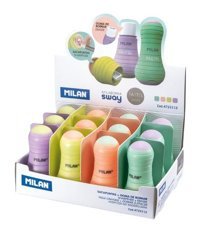 Mılan 4723112 Sway Pastel Rnk Kalemtrş Silgi 12'li Pastel Boya
