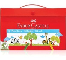 Faber-Castell Karton Çantalı 18 Renk Pastel Boya