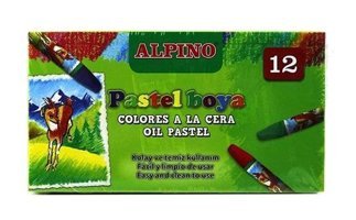 Alpino 12'li Karton Kutu Yağlı Pastel Boya