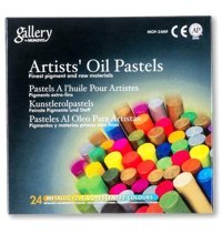 Altıs 24'lü Karışık Yağlı Metal + Fosfor Karton Kutu Pastel Boya