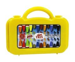Trix 12 Renk Çantalı Pastel Boya