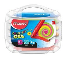 Maped Plastik Kutu Color Peps Jel Boya 6 Renk Pastel Boya