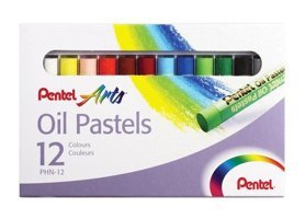 Pentel Yağlı Oil 12'li Pastel Boya