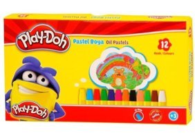 Play-Doh 12 Renk Karton Kutu Pastel Boya