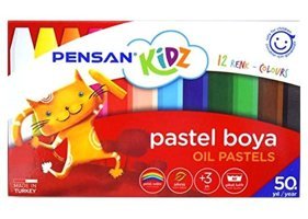 Pensan Kidz Pe98060Pb12R 12 Renk Pastel Boya