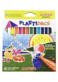 Alpino Plastidacs 12'li Mum Boya Kalemi Pastel Boya
