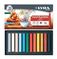 Lyra Polycrayons Soft Toz 12'li Pastel Boya