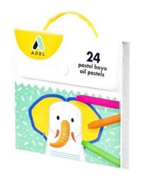 Adel Çantalı 24'lü Pastel Boya
