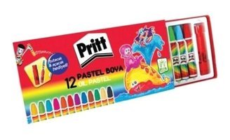 Pritt Karton Kutu 12'li Pastel Boya