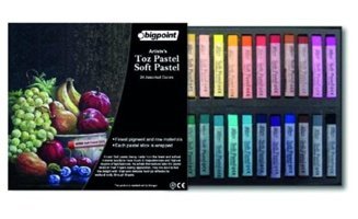 Bigpoint Artists' Soft Pastel 24 Pastel Boya