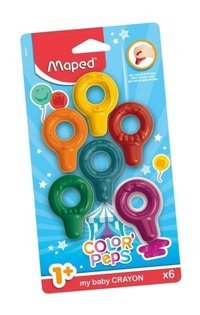 Maped Color Peps Bebek Crayon 6 Renk Pastel Boya