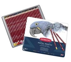 Derwent 24'lü Teneke Kutu Pastel Boya