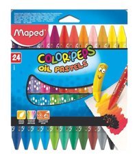 Maped Color Peps Yağlı Pastel 24'lü N864012 Pastel Boya