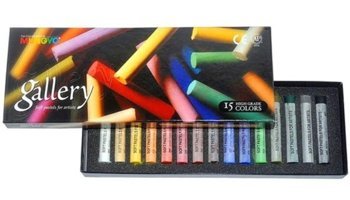 Mungyo Gallery Artist Kalite Yumuşak Yuvarlak Toz Pastel 15LI Set Pastel Boya