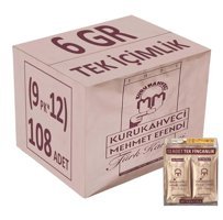 Kurukahveci Mehmet Efendi Sade Orta Kavrulmuş Türk Kahvesi 9x12x6 gr