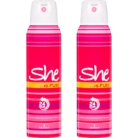 She Fun Sprey Kadın Deodorant 2x150 ml
