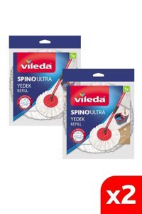 Vileda Spino Ultra 2'li Yedek Paspas Beyaz