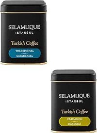 Selamlique Geleneksel Türk Kahvesi 125 gr + Kakuleli Türk Kahvesi 125 gr