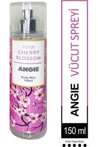 Angie Pink Cherry Blossom Çiçeksi Unisex Vücut Spreyi 150 ml