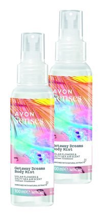 Avon Senses Getaway Çiçeksi Unisex Vücut Spreyi 2x100 ml