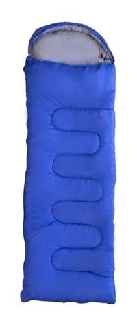 Discovery -10 Derece Polyester Dört Mevsim Kamp Tek Kişilik Yetişkin Uyku Tulumu Mavi