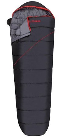 Loap Iron - 5 Derece Polyester Kış Trekking Tek Kişilik Yetişkin Uyku Tulumu Siyah