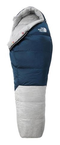The North Face Kazoo -10 Derece Polyester Kış Kamp Tek Kişilik Yetişkin Uyku Tulumu Mavi - Gri