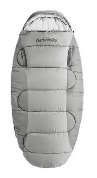 Naturehike Ps200 -4 Derece Sentetik Kış Dağcılık Tek Kişilik Yetişkin Uyku Tulumu Gri