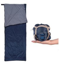 Lixada 9 Derece Polyester Dört Mevsim Kamp Tek Kişilik Yetişkin Uyku Tulumu Lacivert