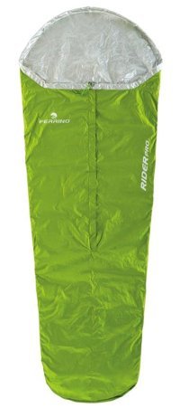 Ferrino Rider Pro 15 Derece Polyester Dört Mevsim Kamp Tek Kişilik Yetişkin Uyku Tulumu Yeşil