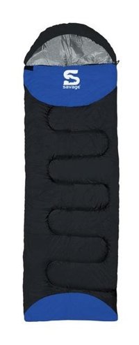 Savage Gear Ys-509 -20 Derece Sentetik 4 Mevsim Dağcılık Tek Kişilik Yetişkin Uyku Tulumu Mavi - Siyah