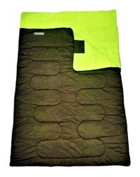 Solano - 10 Derece Polyester Dört Mevsim Kamp Tek Kişilik Yetişkin Uyku Tulumu Haki