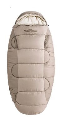 Naturehike Ps300 -9 Derece Elyaf Kış Kamp Tek Kişilik Yetişkin Uyku Tulumu Bej