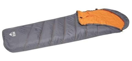 Pavillo 68103 Hiberhide 3 - 8 Derece Elyaf Dört Mevsim Kamp Tek Kişilik Yetişkin Uyku Tulumu Gri