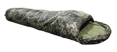 Evolite Alaska Camo -15 Derece Elyaf Kış Kamp Tek Kişilik Yetişkin Uyku Tulumu Çok Renkli