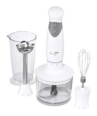 Vestel Vanilya 700 ml Plastik Hazneli 4 Bıçaklı 3'lü Blender Seti Beyaz