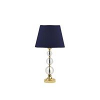 Vinner Gold Lacivert Metal Abajur
