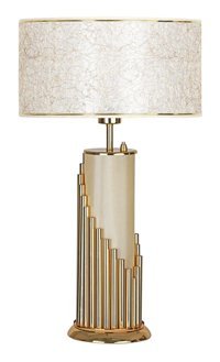 Vinner Doha Gold Krem Metal Abajur