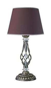 Vinner Helezon Bordo Metal Abajur