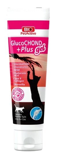 Bio PetActive Glucochond Plus D Vitamini Bağışıklık Güçlendirici Yetişkin Kedi Vitamini Jel 100 ml
