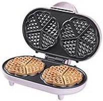 Bestron Kalpli Tekli 1000 W Pembe Waffle Makinesi
