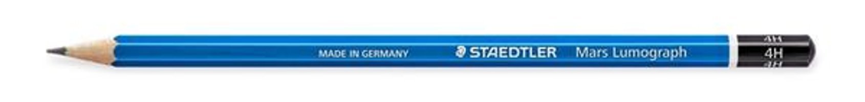 Staedtler Lumograph Mars Tekli 4H Siyah Kurşun Kalem
