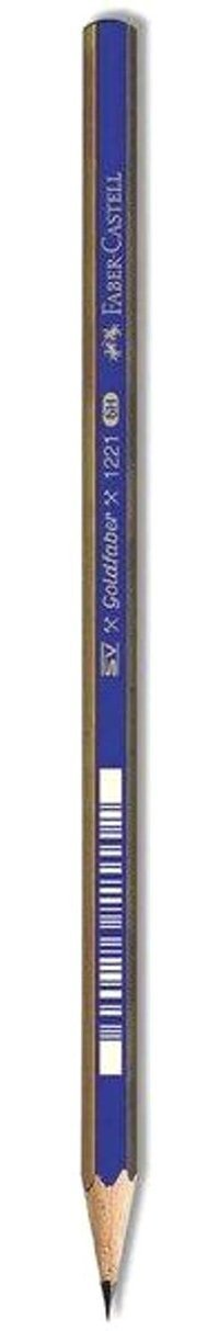 Faber-Castell 1221 Tekli 6H Siyah Kurşun Kalem
