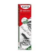 Fatih Dereceli 12'li 8B Siyah Kurşun Kalem Seti