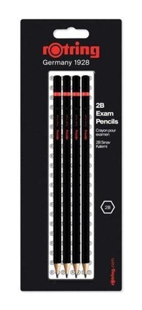 Rotring Blister 4'lü 2B Siyah Kurşun Kalem Seti
