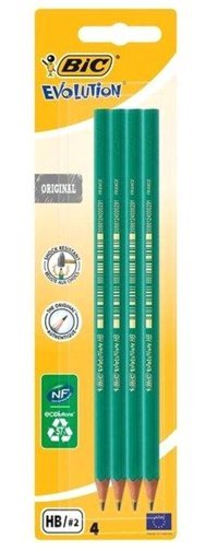 Bic Extra Güçlü Blisterli 4'lü HB Siyah Kurşun Kalem Seti