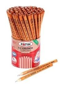 Fatih Başlangıç Natural 72'li Jumbo Üçgen 5B Siyah Kurşun Kalem Seti