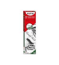 Fatih Dereceli 12'li 5B Siyah Kurşun Kalem Seti