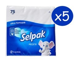Selpak Kağıt Peçete 5x75'li